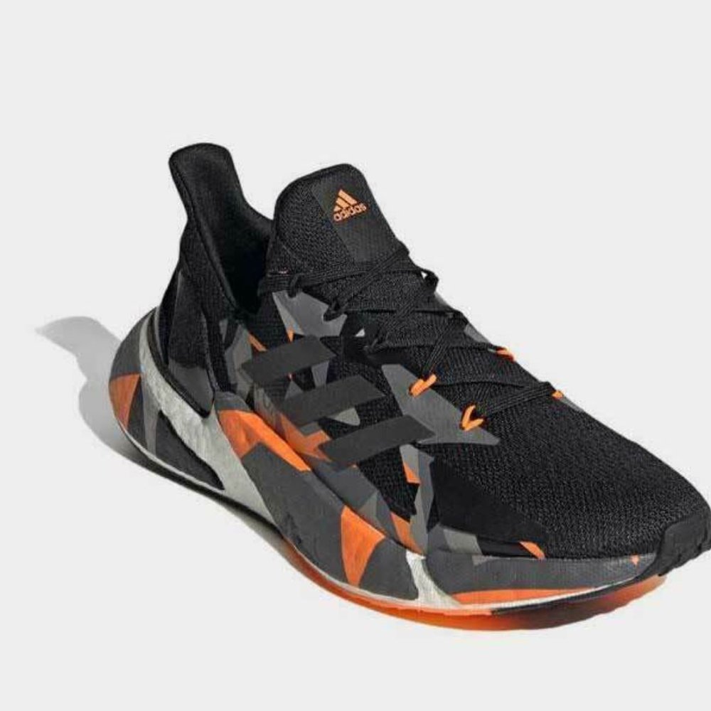 adidas X9000L4 Black/ Signal Orange Men FW8413 Size 10.5